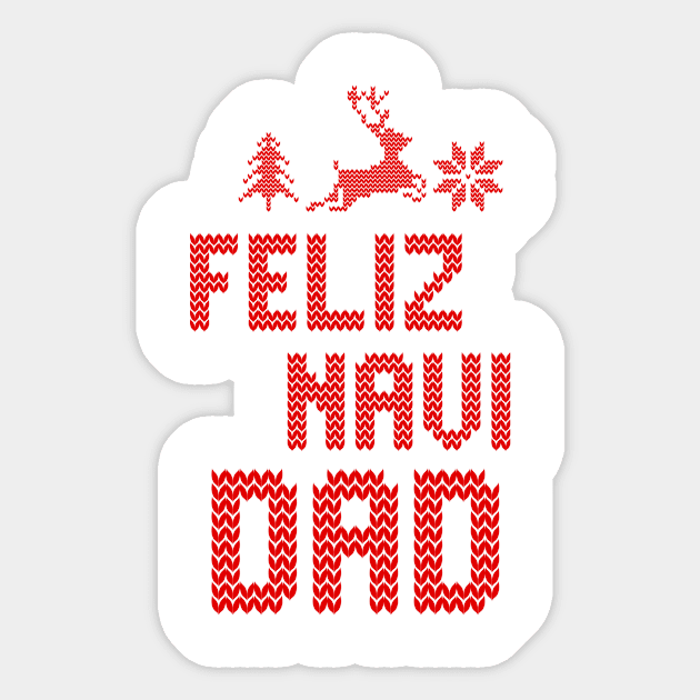 Feliz Navi Dad Sticker by Blister